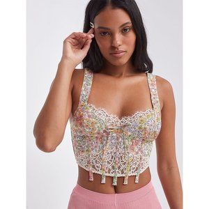 For Love & Lemons - Esme Floral Bustier